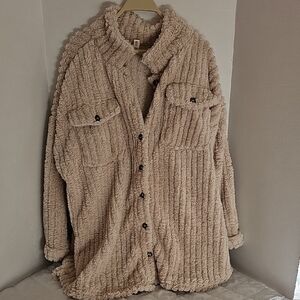 NYC Cream Teddy Jacket